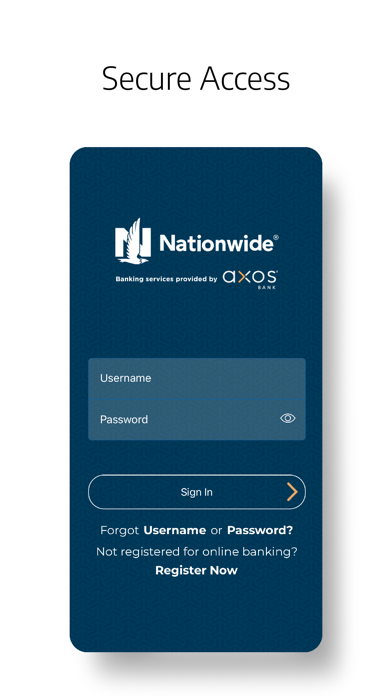 Axos Bank for Nationwide Screenshot