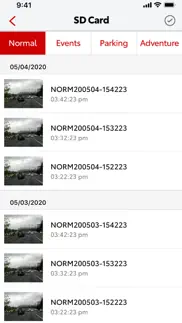 toyota integrated dashcam iphone screenshot 2