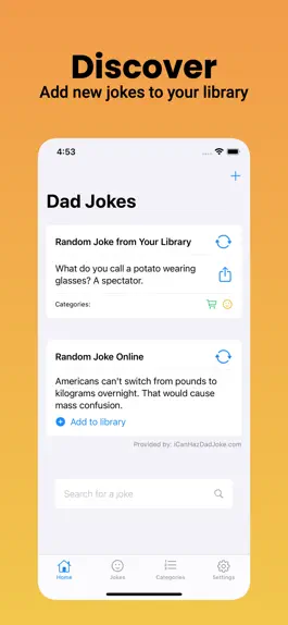 Game screenshot Dad Jokes - Jokes and Puns apk