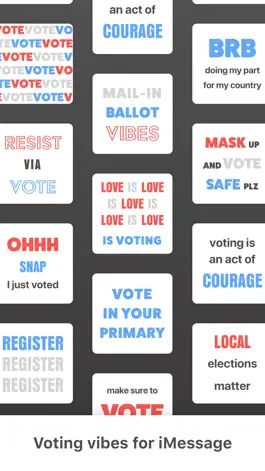 Game screenshot Election Chat Stickers apk