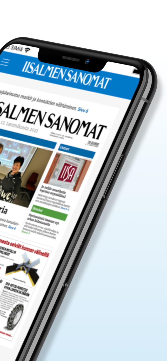 Iisalmen Sanomat päivän lehti