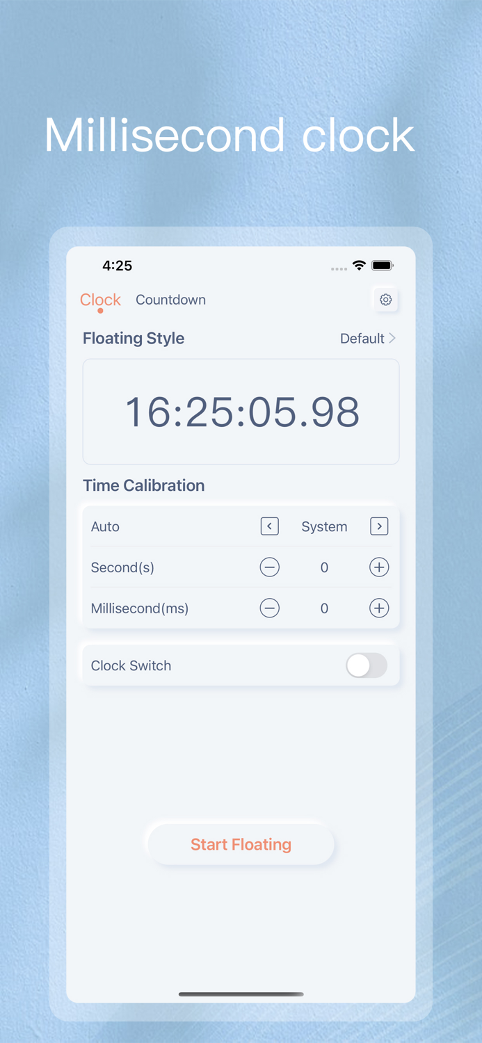 Floating Clock-STW and countdown