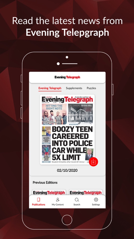 Evening Telegraph ePaper - 1.3.2 - (iOS)