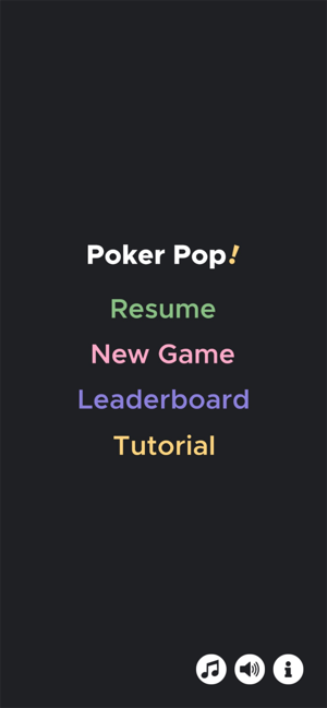 Poker Pop! Screenshot