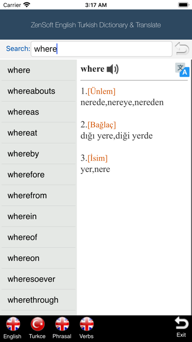 İngilizce Türkçe Sözlük Çeviri Screenshot