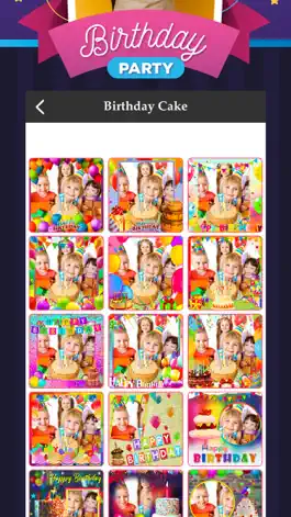 Game screenshot Birthday Cake Frames & Photo apk