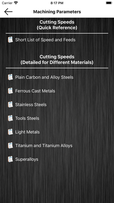 Machining App for Machinists with Milling Turning and Drilling References Screenshot 8