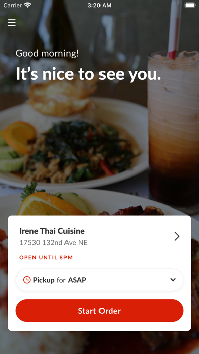 Irene Thai Cuisine Screenshot 2 - AppWisp.com Irene Thai Cuisine Screenshot 2 - AppWisp.com