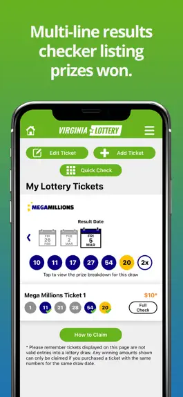 Game screenshot Virginia Lottery Numbers hack