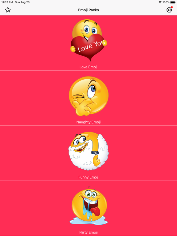 Screenshot #2 for Flirty Emoji Pro
