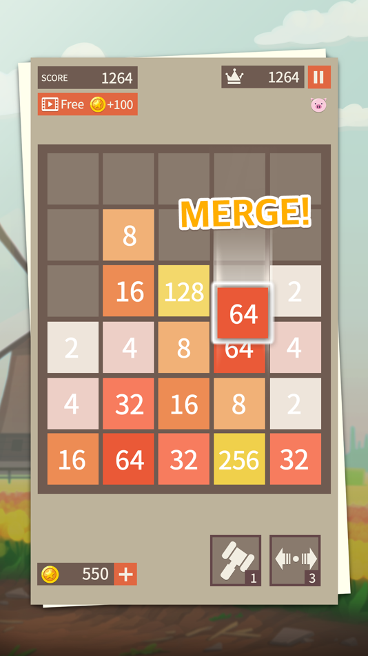 #2. Merge the Number: Slide Puzzle (iOS) 来自: NLABSOFT Co., Ltd.