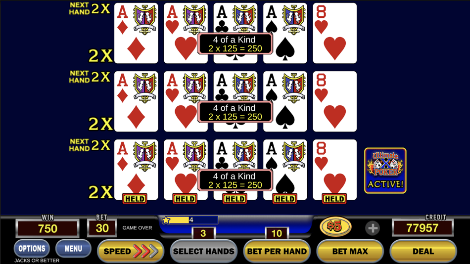 Ultimate X Poker - Video Poker - 1.17.1 - (iOS)