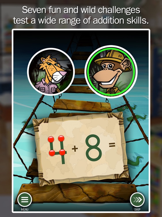 TouchMath Jungle Addition 1