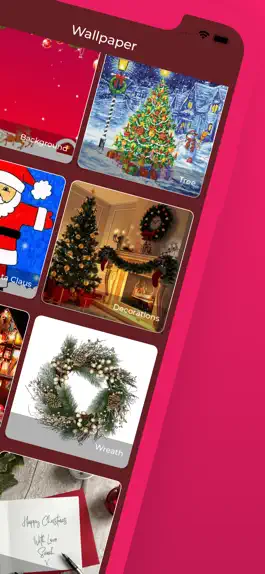 Game screenshot Christmas Wallpaper & Cards apk