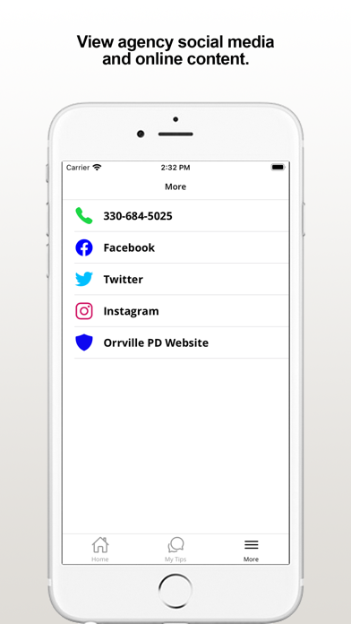 Orrville PD Screenshot
