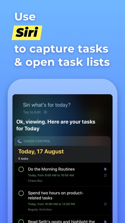 Chaos Control™: GTD Task List screenshot-8