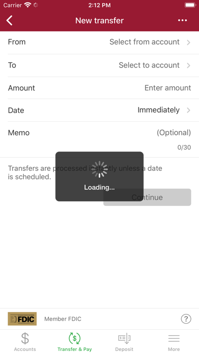 SLV Federal Bank Mobile App Screenshot