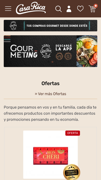 Casa Rica Supermercados Screenshot