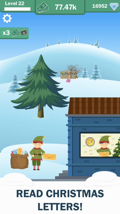 Idle Xmas. Gift Factory Tycoon Screenshot
