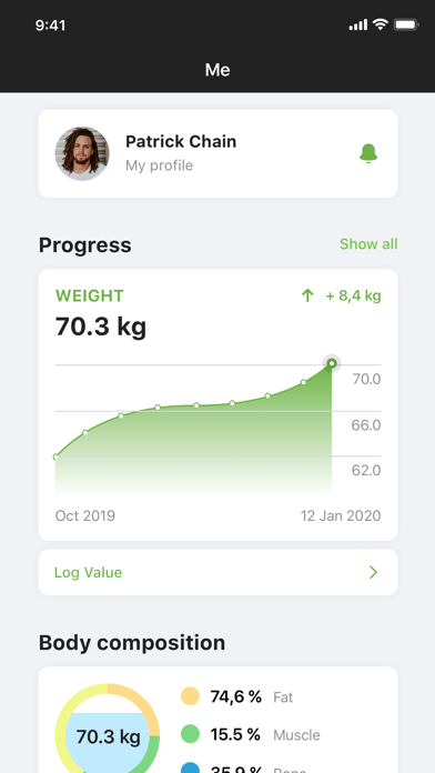 Sens Fitness Screenshot