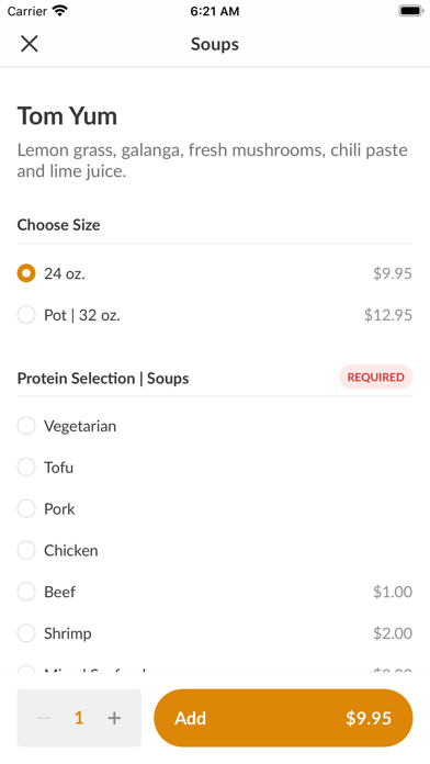 Sue Thai Om Restaurant Screenshot