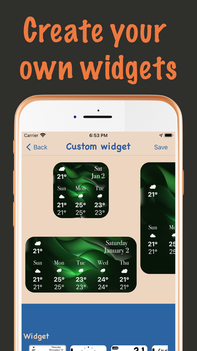 Color Widgets Instant Screenshot