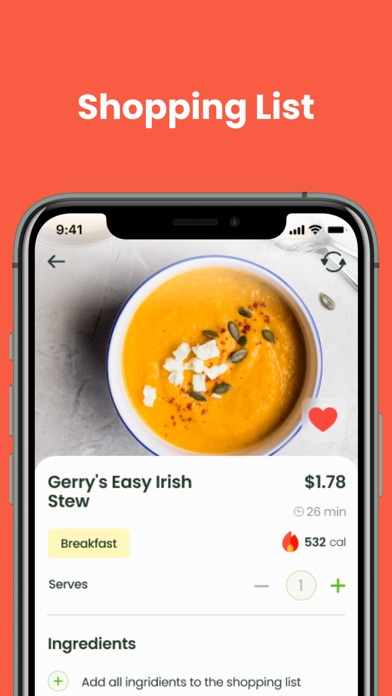 Dash Diet Plan & Food Tracker Screenshot
