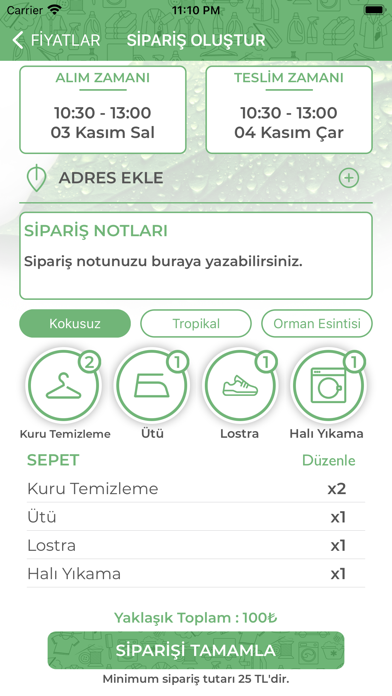 Dry Clean Express Mobile Screenshot