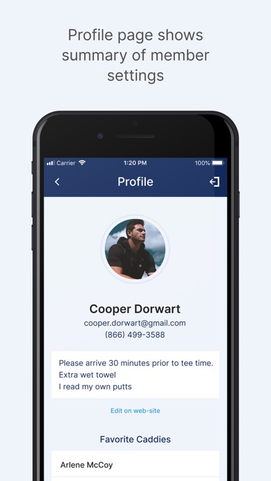 ClubUp - App for Golfers Screenshot