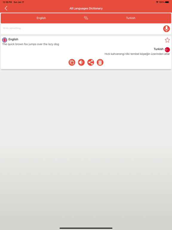 All Languages Voice Dictionary iPad screenshot 3 - Education app