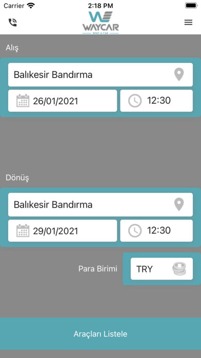 WayCar Screenshot