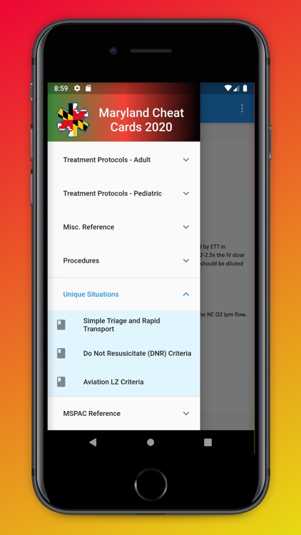 Maryland EMS Protocols 2020 screenshot-4