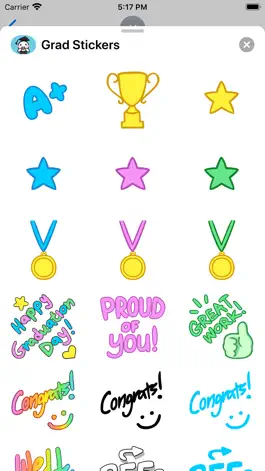 Game screenshot Graduation Stickers: Cute Fun! hack