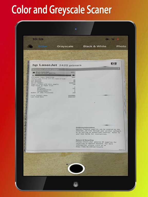 Screenshot #6 pour ScanEasy: Document Scanner App