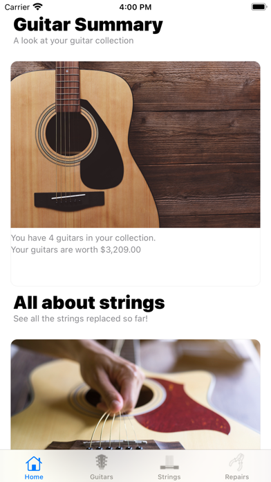 My Guitars Screenshot