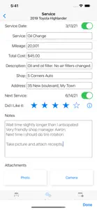 Auto Care Tracker screenshot #4 for iPhone