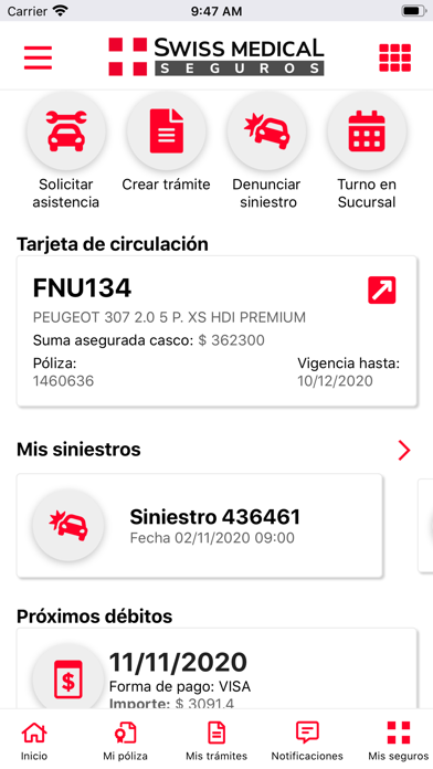 Swiss Medical Seguros Screenshot