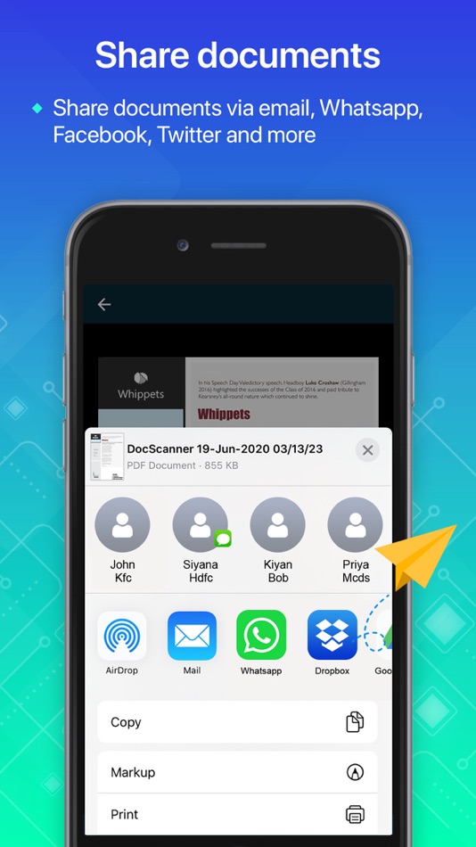#6. Document Scanner - Scan Photo (iOS) Bởi: Devkrushna Infotech Private Limited