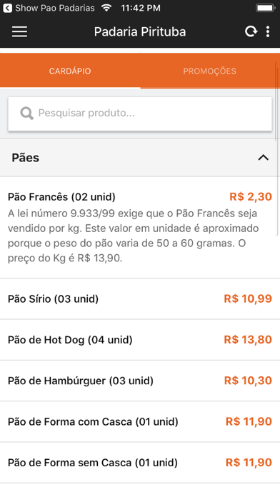 Padaria Pirituba Screenshot 3 - AppWisp.com Padaria Pirituba Screenshot 3 - AppWisp.com