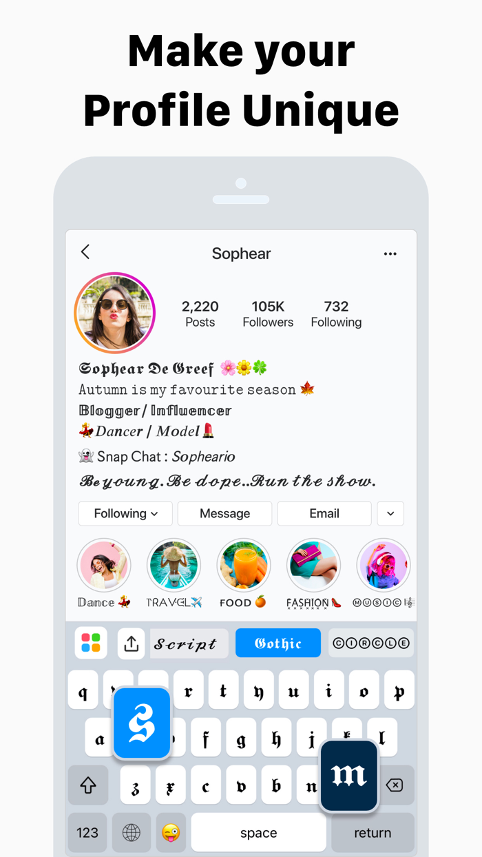 Keyboard Fonts and Emoji Maker