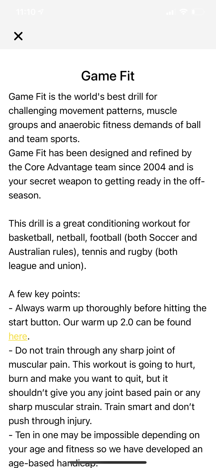 Core Advantage Interval Timer