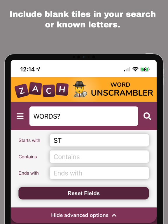 Screenshot #6 pour Zachs Word Unscrambler