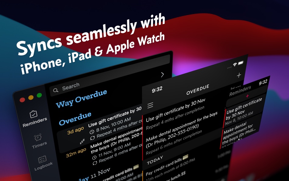 #6. Due — Reminders & Timers (macOS) Av: Due Apps LLP