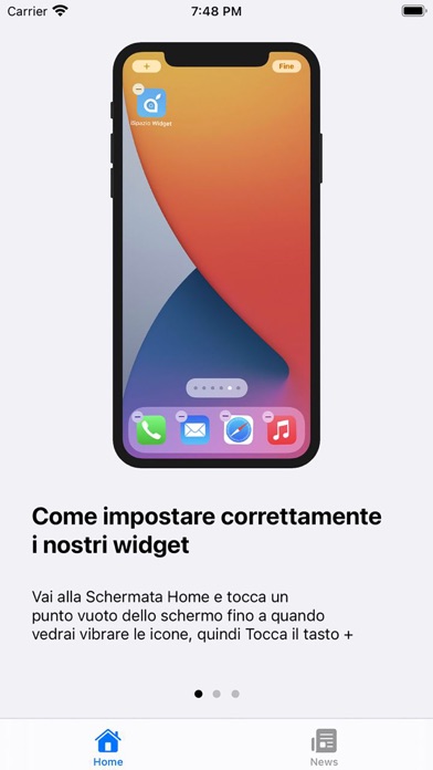 iSpazio Widget di Notizie Screenshot