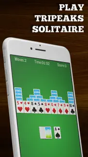 tripeaks solitaire - max fun! iphone screenshot 1
