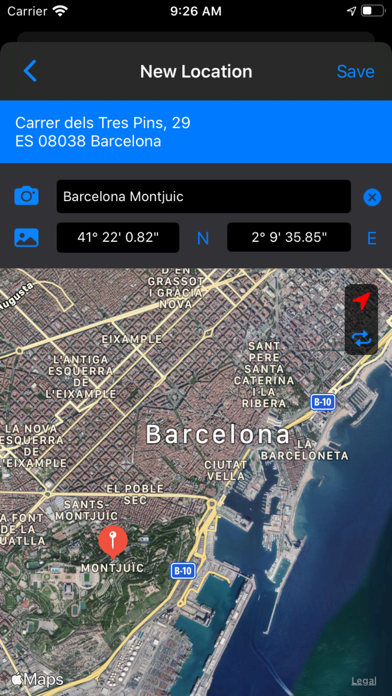 Locations MAP Screenshot