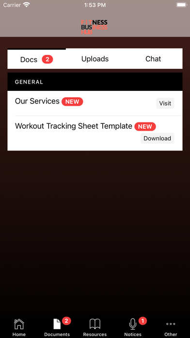 FitnessBusinessHub Screenshot