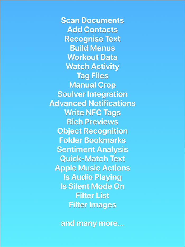 Toolbox Pro for Shortcuts