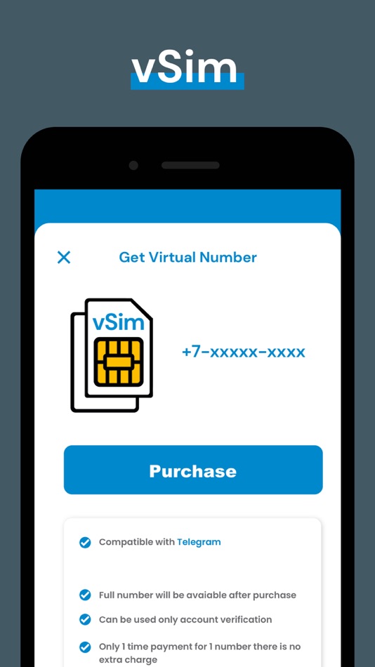 #7. Telegram Virtual Phone Number (iOS) By: Peyote Digital