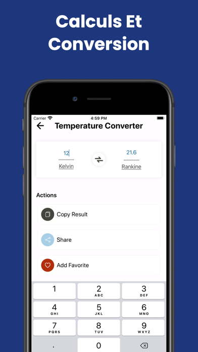 Télécharger Convertisseur d'unités Mesure pour iPhone / iPad sur l'App  Store (Utilitaires)